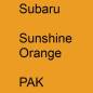 Preview: Subaru, Sunshine Orange, PAK.